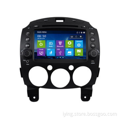 Special Car DVD Player for Mazda 2 with PAL/NTSC or SECAM Compatible, Touch Screen Panel